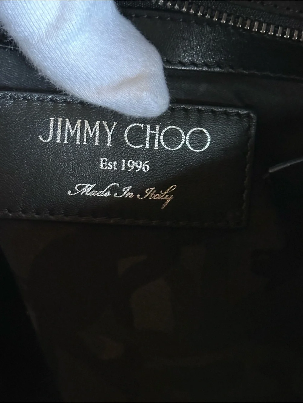 Jimmy Choo Derek Textured Frayed Tweed & Denim Oversized Clutch